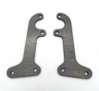 Tail Light Brackets Pair Plain Steel Replacement for 1953-1956 Ford F-100