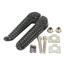 Black Foot Pegs for Yamaha YZF-R1 (1998–2025), R6 (2003–2020)