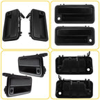 Front Left + Right Exterior Door Handle for Chevrolet K1500 C1500 (1988–1999)