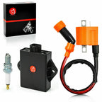 Ignition Coil Spark Plug CDI 2 x for Suzuki Quadrunner 250 (1999–2006)