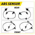 Set of 4 ABS Wheel Speed Sensors for Honda Civic 2012–2015 (1.5L, 1.8L)