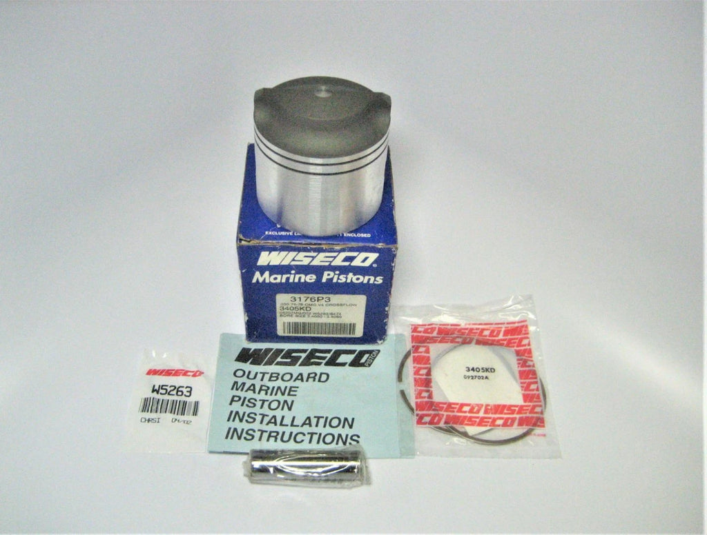 Wiseco Piston Kit 3176P3 for Johnson Evinrude OMC 85HP (1974–1978)