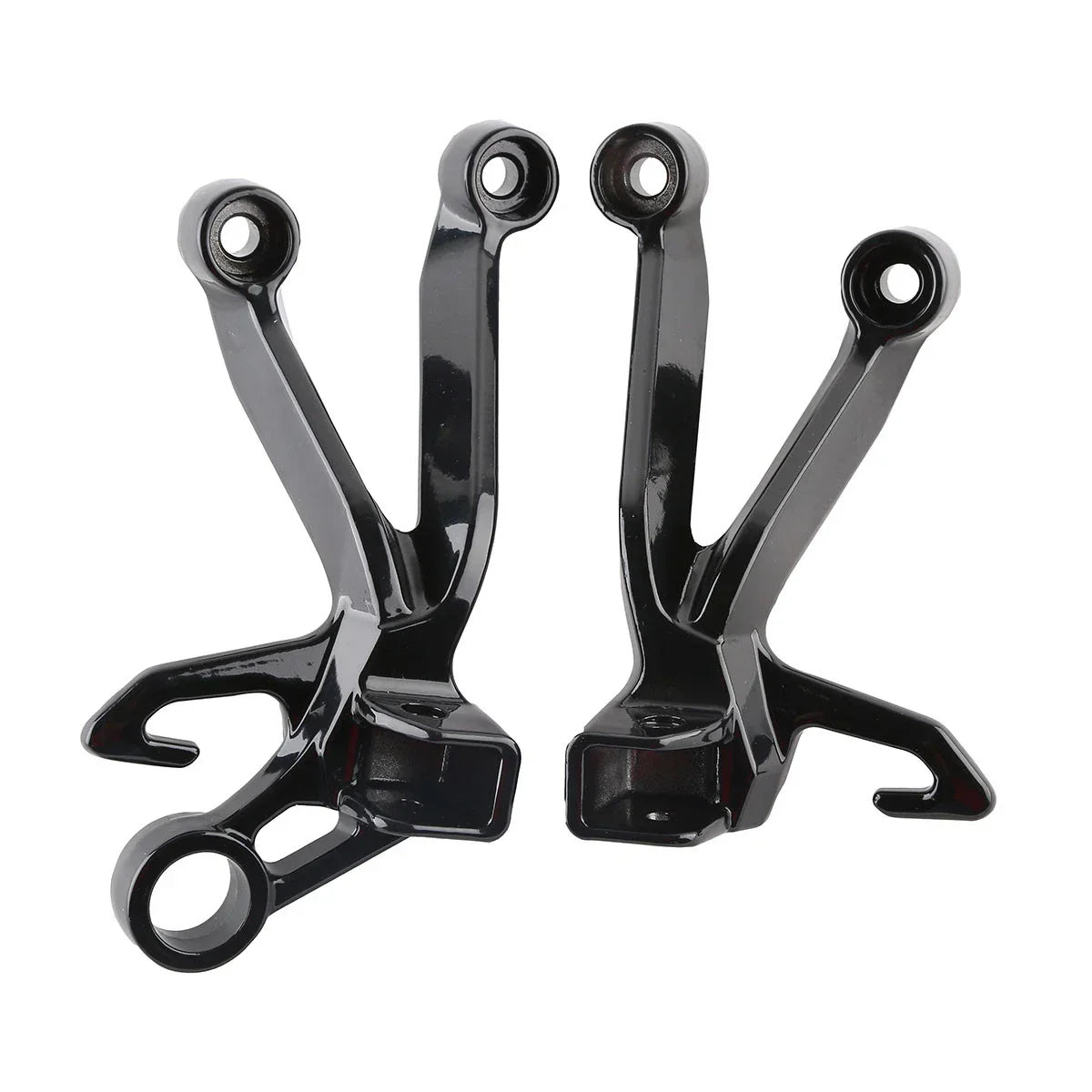 Black Rear Footrest Footpeg Bracket for Suzuki GSXR1000 (2003-2006)
