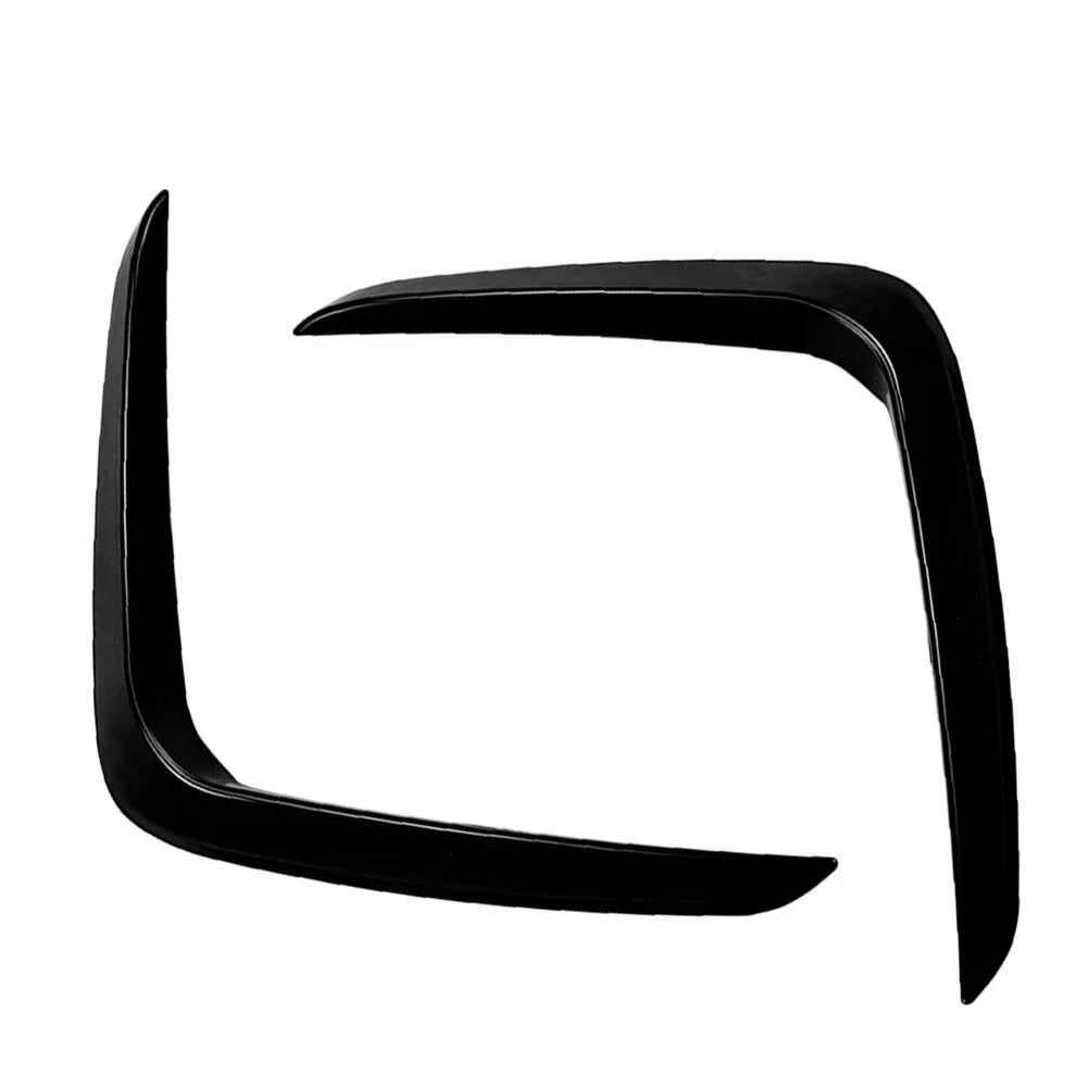 2Pcs Front Bumper Air Vent Trim for BMW X3 G01 X4 G02 M Sport (2022+) Glossy Black