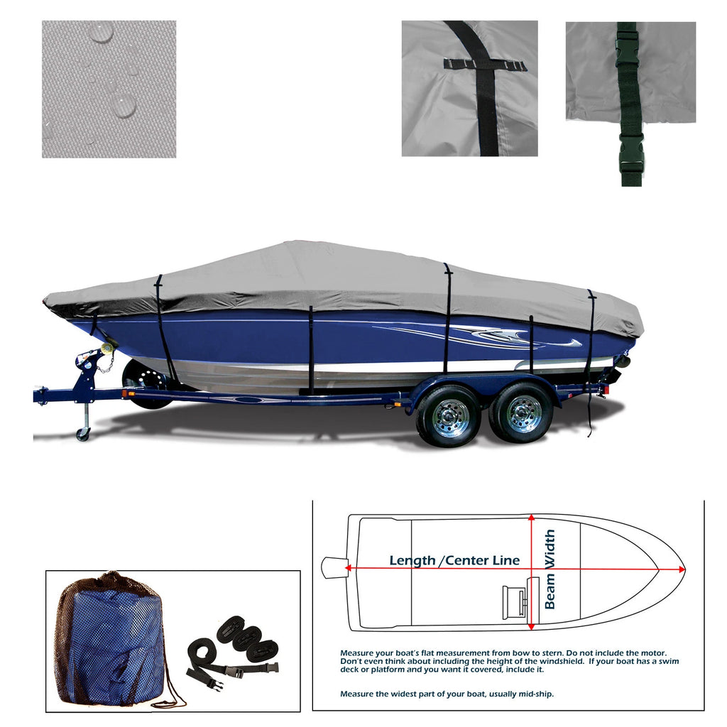 Waterproof Boat Storage Cover for Ebbtide 224 SE (Pro)