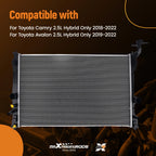 Radiator for Toyota Camry/Avalon Hybrid 2018-2022 for Lexus ES300h 2019-2022