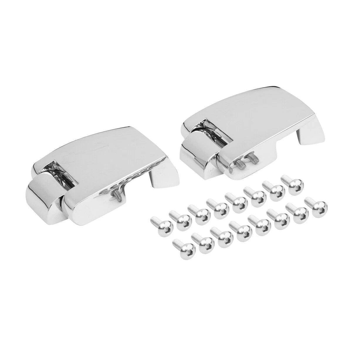 Chrome Trunk Luggage Hinges for Harley Touring Road Electra Glide (1988–2013)