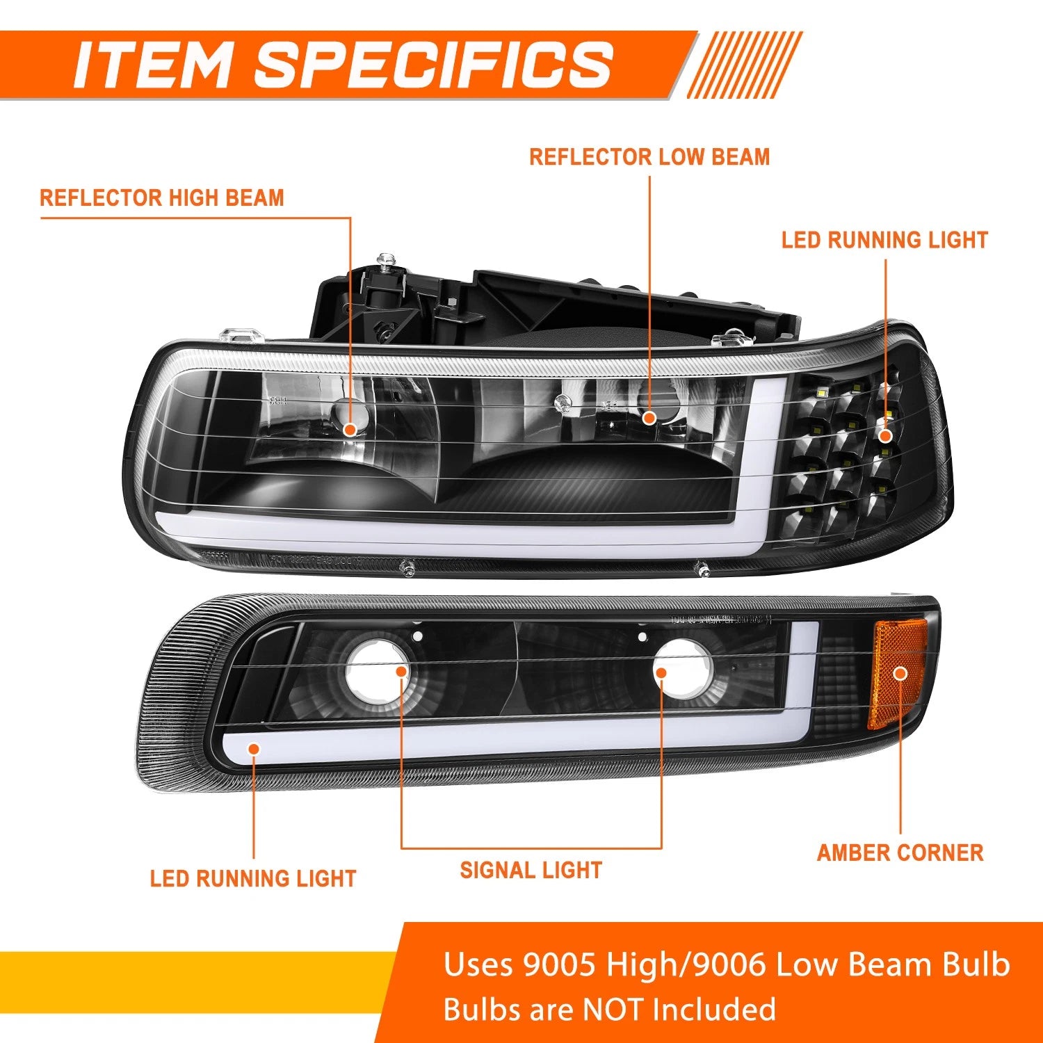3" Round Convex Rear View Side Mirror for Naked Bike Cruiser