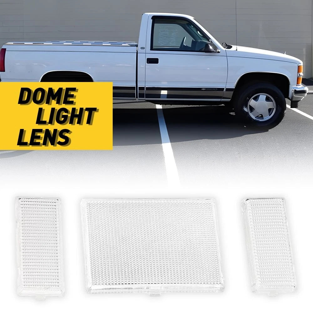 Clear Dome Map Light Lens for Chevy C1500 K1500 GMC Sierra (1988–1999)