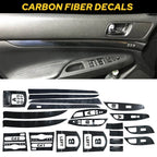 Carbon Fiber Interior Trim Decals for Infiniti G25 G37 (2010–2016)