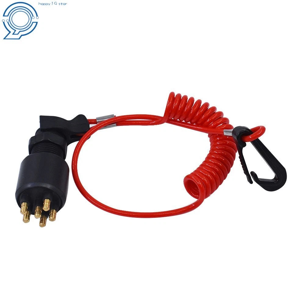 Ignition Switch & Lanyard for OMC Johnson Evinrude (1996-Present)
