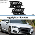 1 Pair Fog Light Grills for Audi A6 (2005–2011) No. 4K0807151A