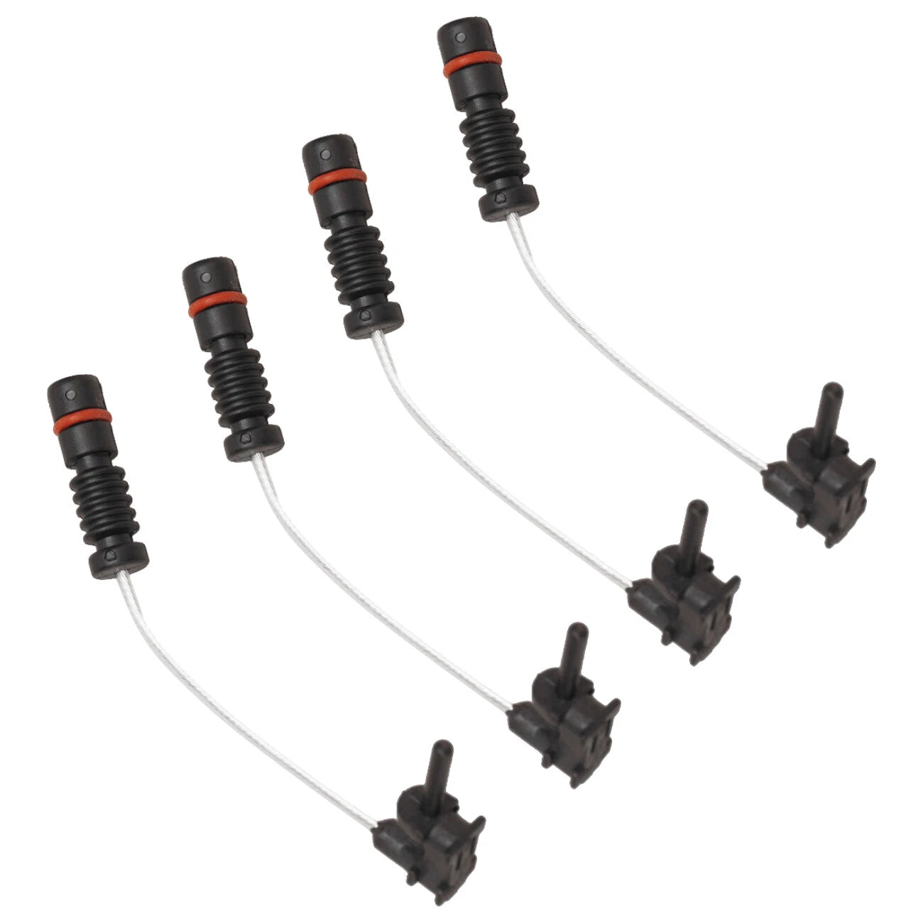Set of 4 Brake Pad Sensors for Mercedes R107 W116 W123 W124 W126 R129 W202