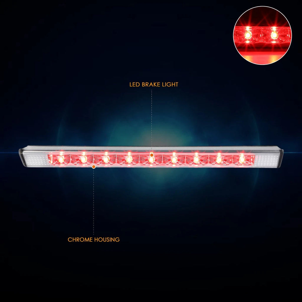 Full LED Third Tail Brake Light for Rav4/GX460 (2013–2018) Chrome