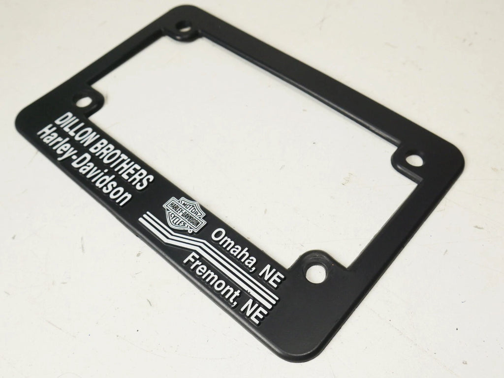 Black License Plate Cover for Harley-Davidson