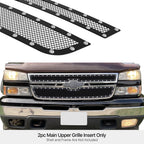 Rivet Stainless Mesh Grille for Chevy Silverado 1500/2500/3500 (2006)