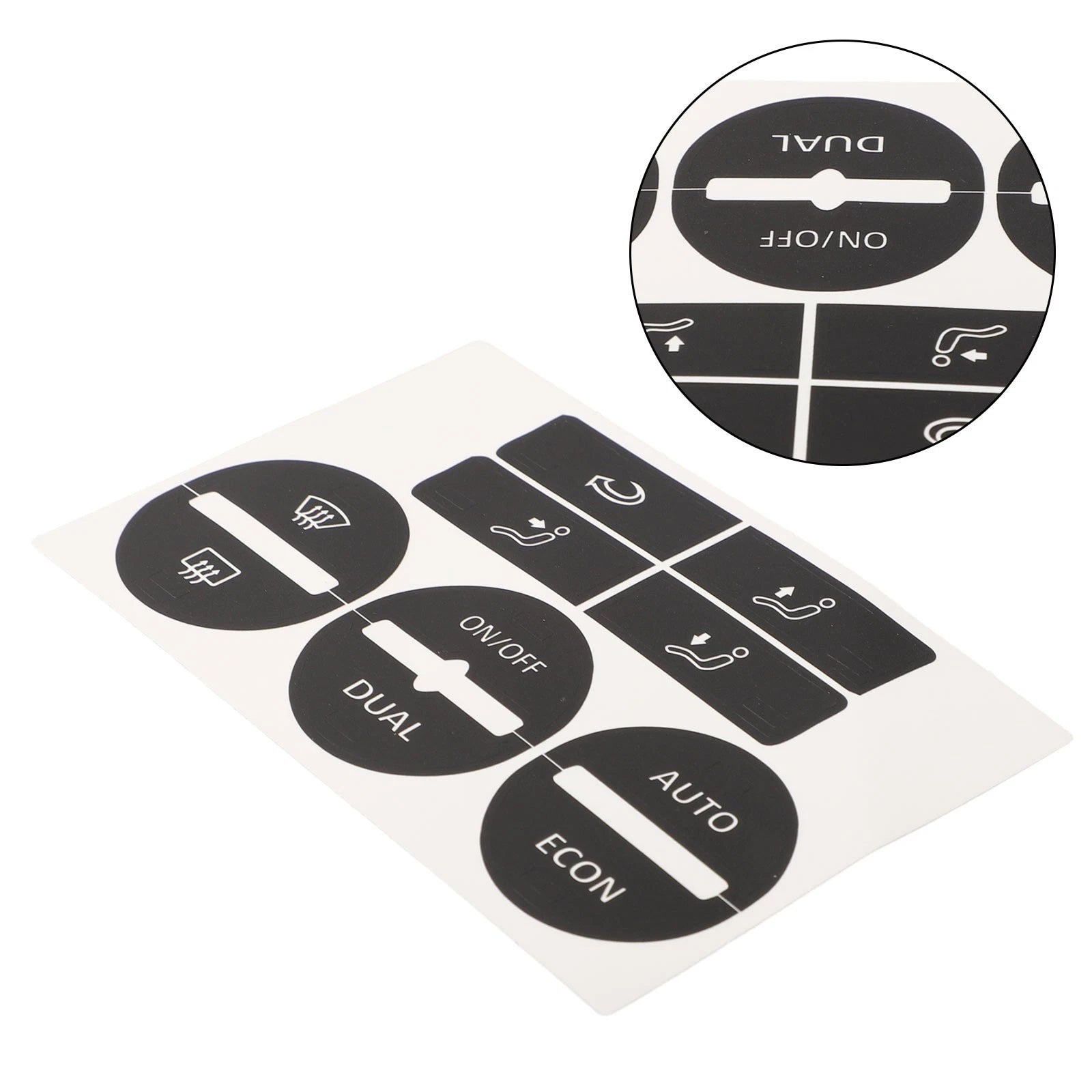AC Button Repair Kit Decals for Volkswagen Passat (2005–2010)