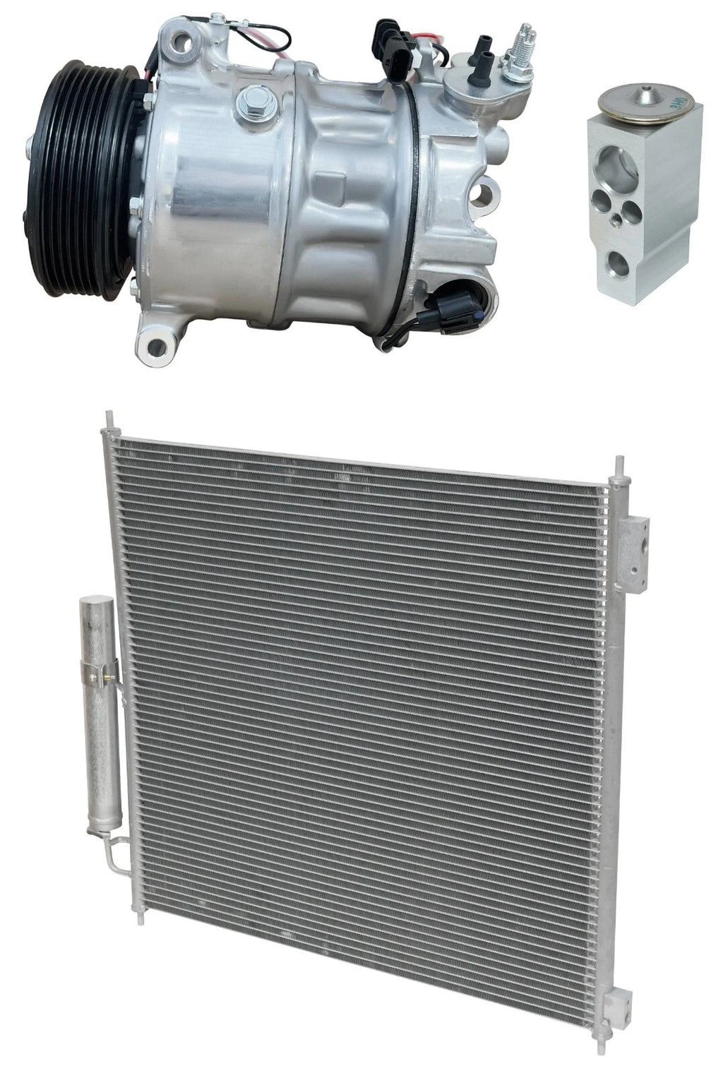 AC Compressor Kit With Condenser Replacement for Land Rover Discovery 2019–2019