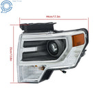 D3S HID Kit Projector Headlight Pair for Ford F150 (2013–2014)