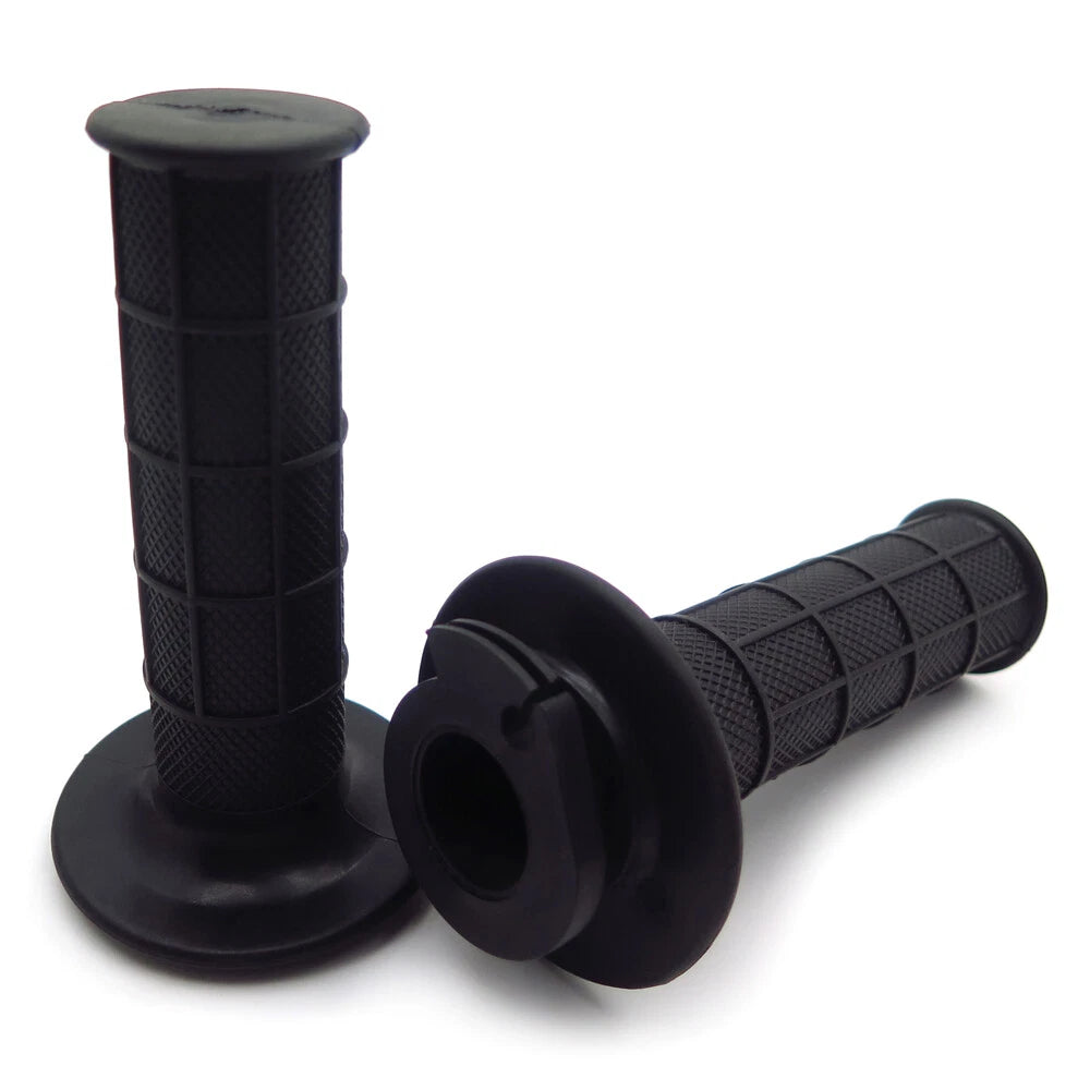 1" 25mm Rubber Handlebar Hand Grips for Harley, Honda, Suzuki, Yamaha, Kawasaki, BMW