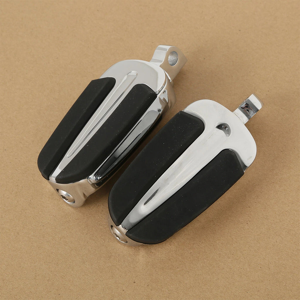 10mm Male Mount Foot Pegs for Harley Dyna Super Glide Custom