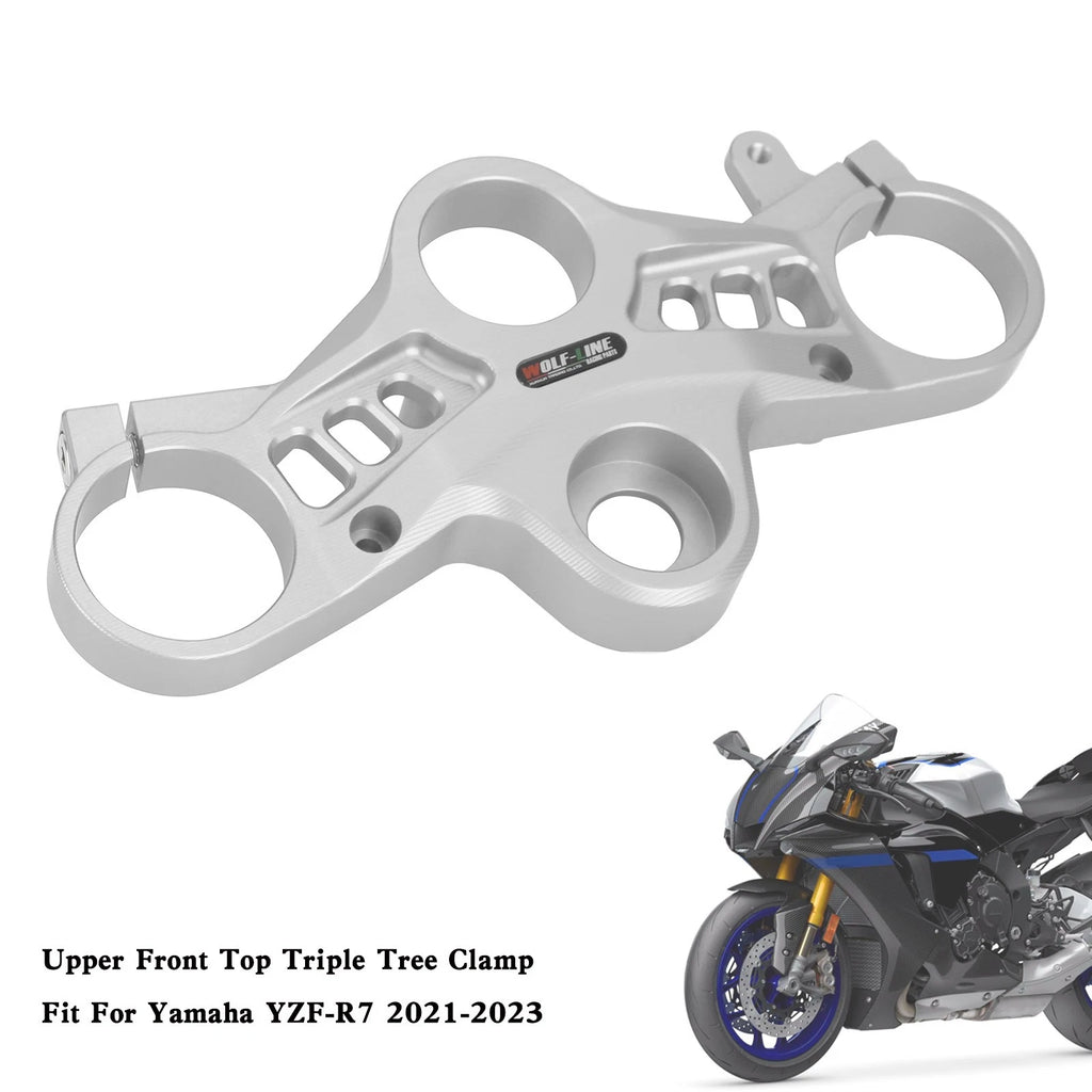 Aluminum Upper Front Triple Tree Clamp for Yamaha YZF-R7 (2021–2023)