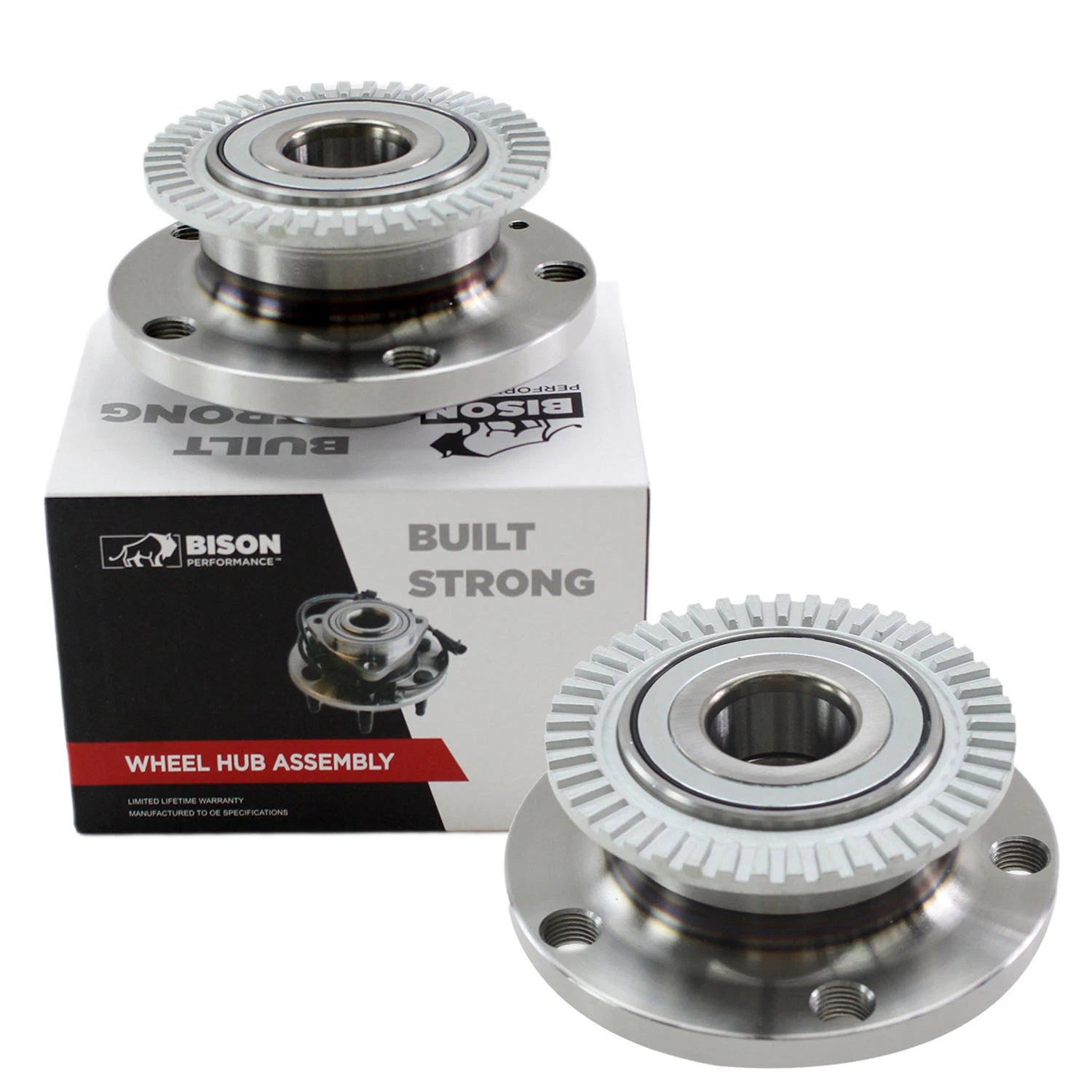 2pc Rear Wheel Bearing and Hub Assembly for Audi A4 B6 B7 (2002–2008)