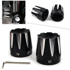 Front Axle Nut Covers for Harley Dyna Fatboy Electra Street Glide Road King