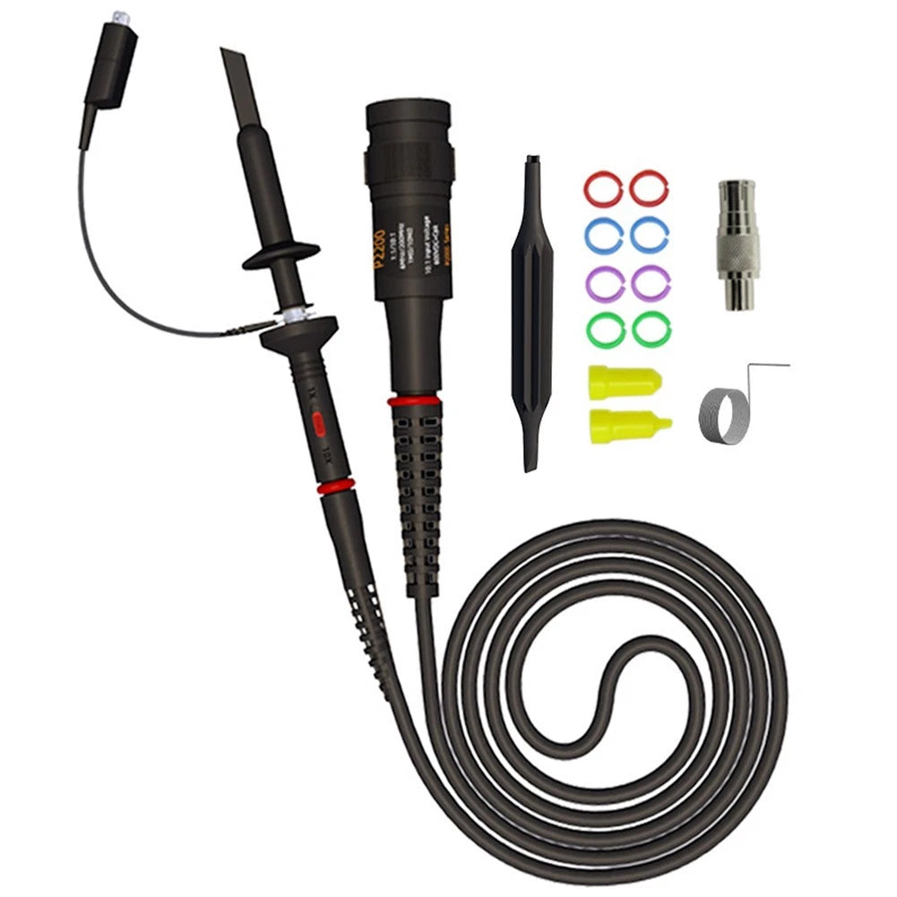 Oscilloscope Probes Kit with Grounding Clip for Automotive Use (200MHz)