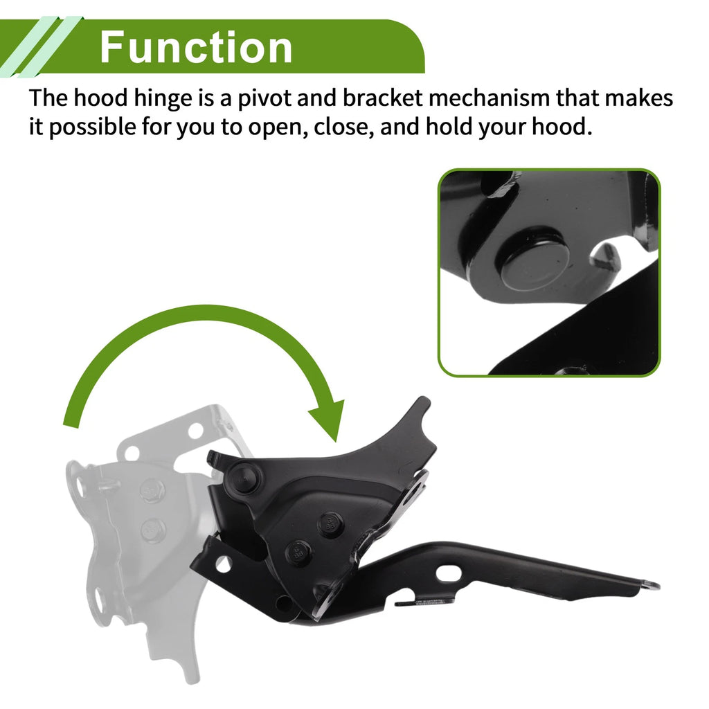 Hood Hinges Set of 2 for Lexus RX350 (2010–2015) No. 5342048090