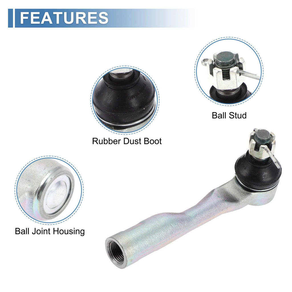 2X Front Outer Tie Rod Ends for Toyota Tundra (2003–2006) No. 4504609210