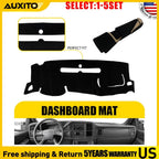 Dashboard Cover for Chevrolet Silverado 1500 2500 3500HD (2007–2013) Black