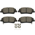 Set of 4 Rear Ceramic Brake Pads for Hyundai Santa Fe XL (2017–2019)