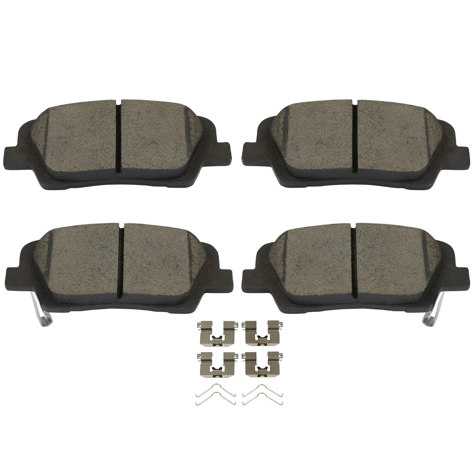 Set of 4 Rear Ceramic Brake Pads for Hyundai Santa Fe XL (2017–2019)