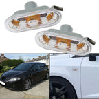 2Pcs Front Fender Side Marker Indicator Lights for Seat Toledo (2002–2011), Altea (2004–2015)