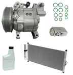A C Compressor Kit with Condenser for Ford Fiesta (2014–2017)