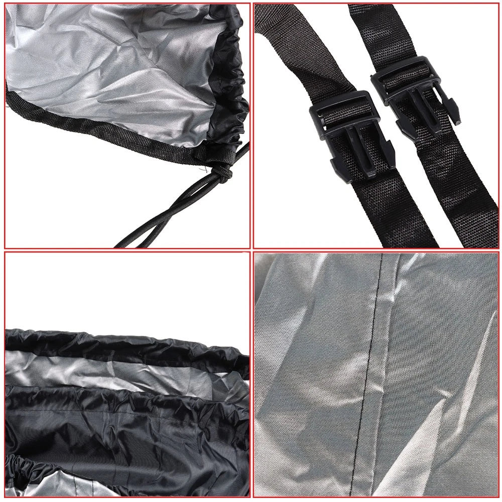 Jon Boat Cover for 16ft Jon Boat (Black)