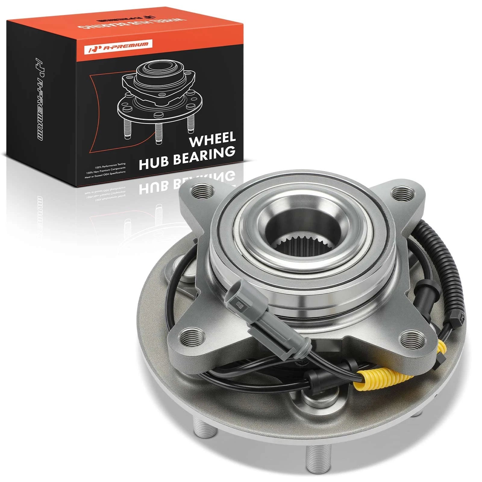 Front Wheel Hub & Bearing Assembly with ABS for Ford F-150 (2022–2023)