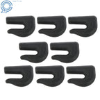 Set of 8 Weld On Grab Hooks for Heavy Duty Chain (6600lbs, G70)