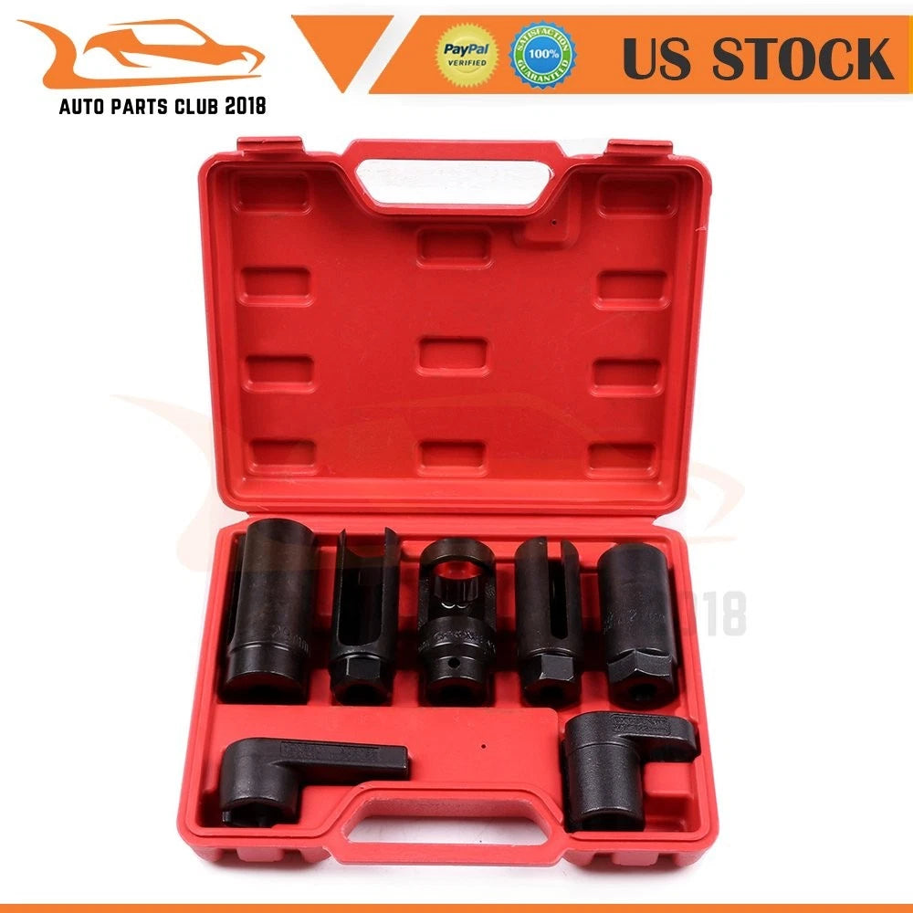 7pc Oxygen Sensor Socket Set for Automotive (Universal)