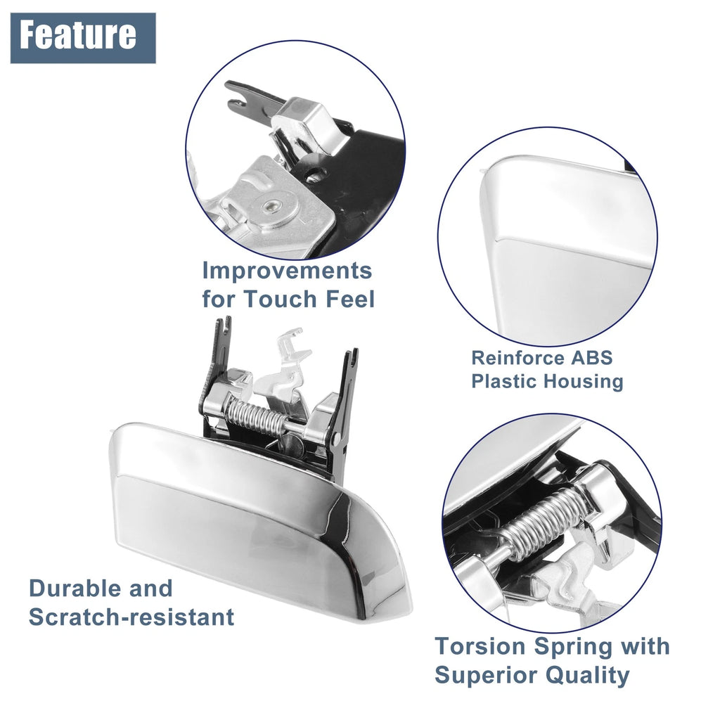 1 Pair Outside Door Handle for Nissan Pathfinder 