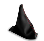 Leather Manual Shift Boot Cover for Nissan Xterra (2002–2006) Red Stitch