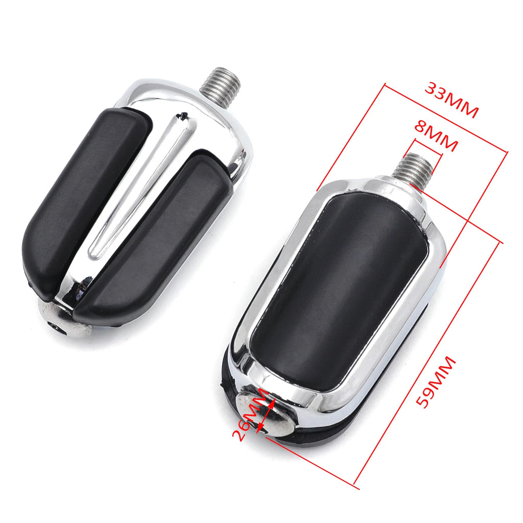 1 PC Chrome Slipstream Shifter Peg for Harley Road King FLHR (1994–2023)