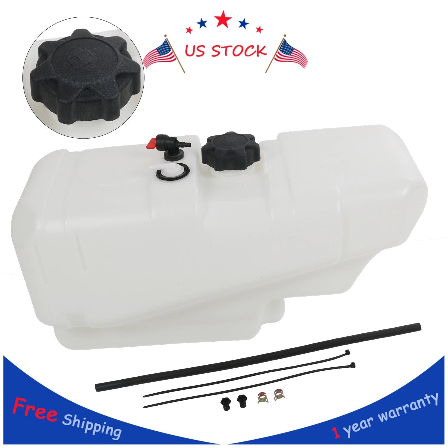 Gas Tank for Club Car DS & Carryall Golf Cart (1992–2015)