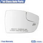 Set of Heated Mirror Glass for Ford Focus (2012–2018) Right & Left