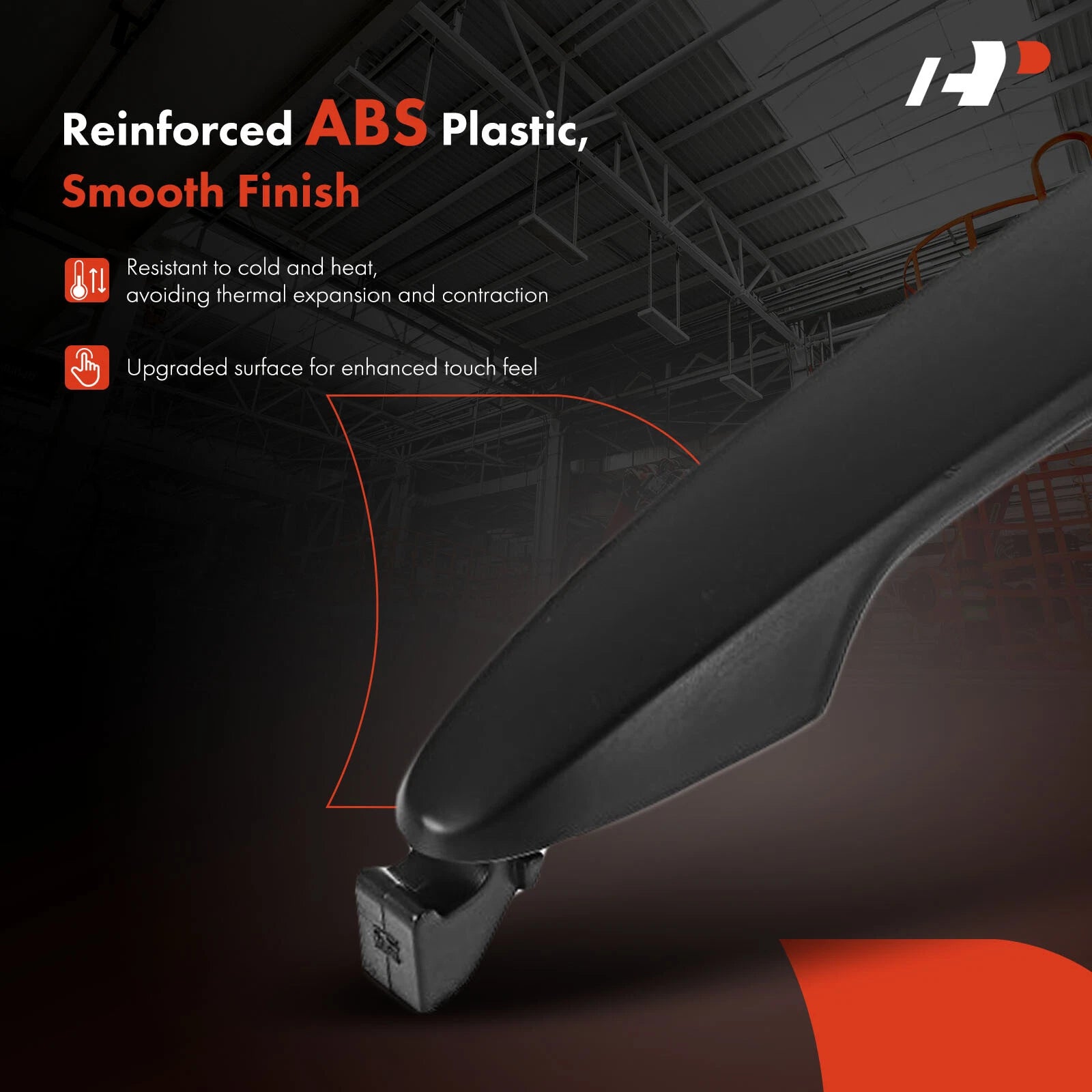 Front Primed Black Exterior Door Handle with Keyhole for Kia Rondo (2007–2011)