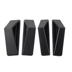 4Pcs Black Fingerprint Resistant Interior Door Handles for Tesla Cybertruck (2024)