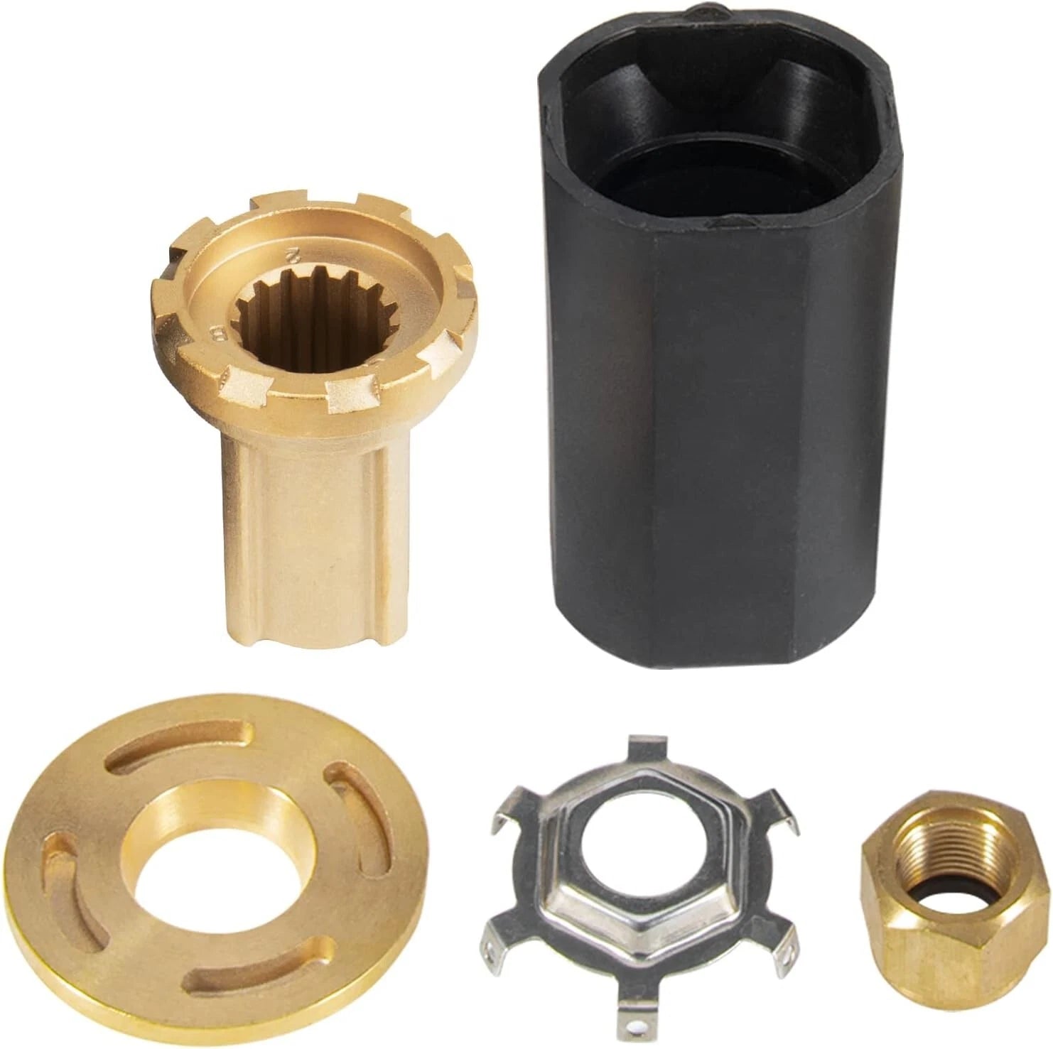 Outboard Propeller for Mercury 40-140HP (15 Tooth, Hub Kits Included)
