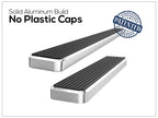 6" Silver Running Boards for Mercedes-Benz Metris Cargo Van (2016-2023)