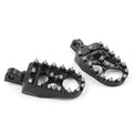 Black  Wide Fat Foot Pegs MX Style for Harley Dyna Sportster Bobber